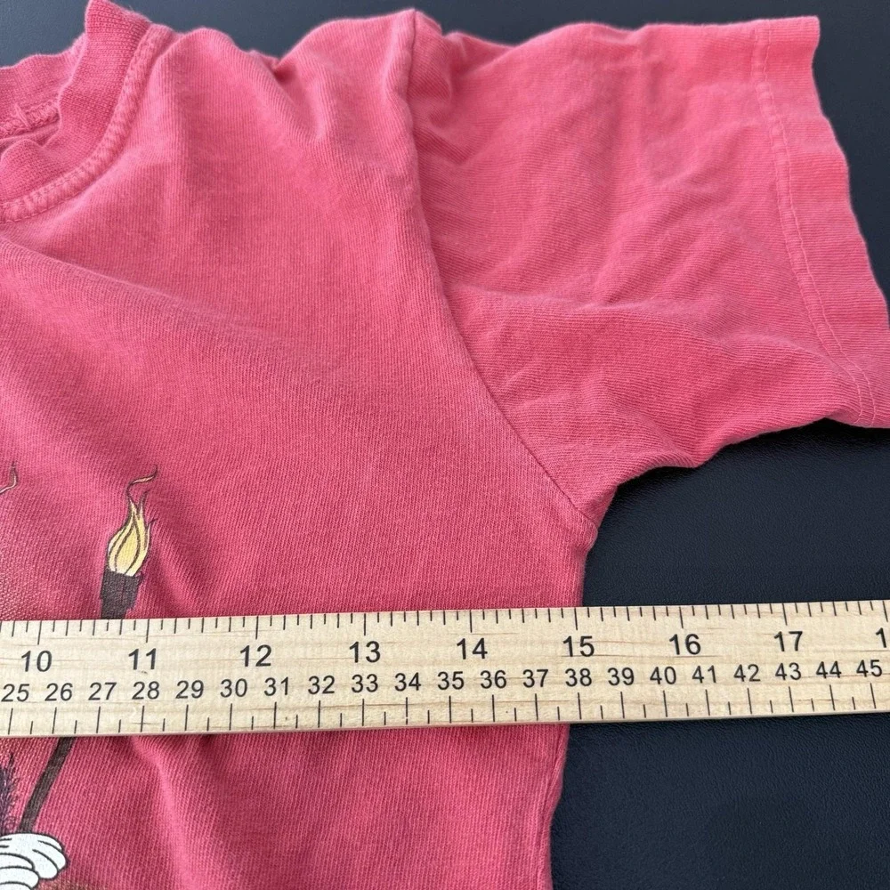Vintage Mickey Inc Shirt Kids Medium Pink Disney Polynesian Resort Tee Graphic